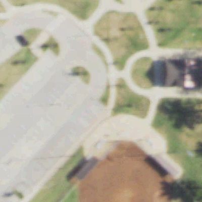 Aerial view of Northfield Park