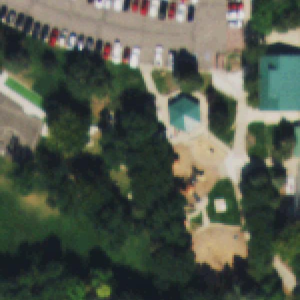 Aerial photo of Northridge Park Playground