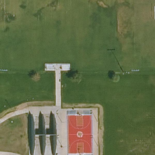 Aerial view of O'Neil Park