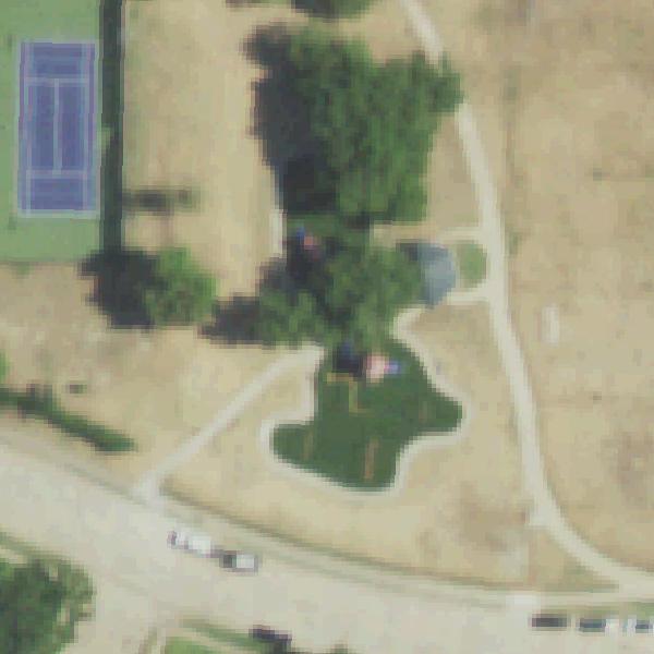 Aerial view of Oak Creek Park
