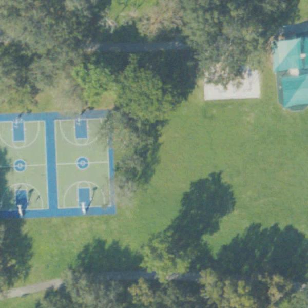 Aerial view of Oak Creek Park