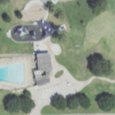 Aerial photo of Oak Forest Park