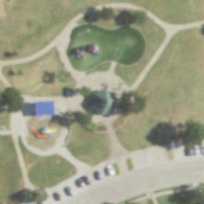 Aerial view of Oak Hills Park