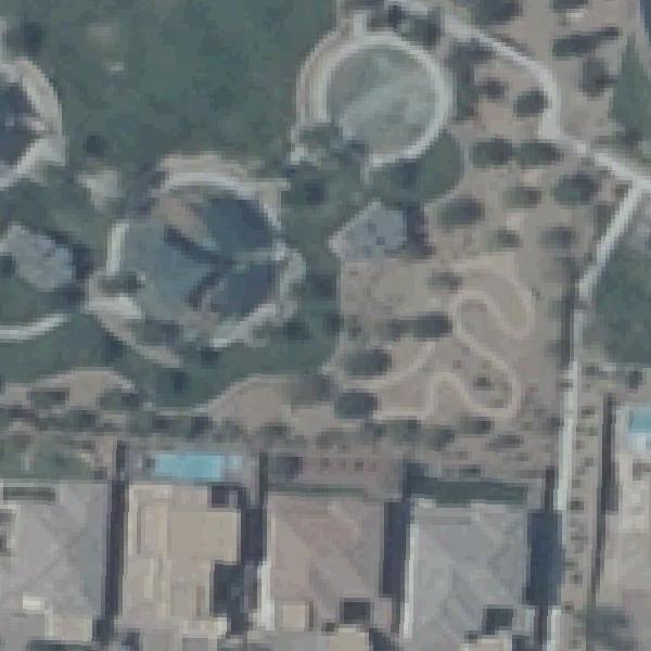 Aerial photo of Oak Leaf Park