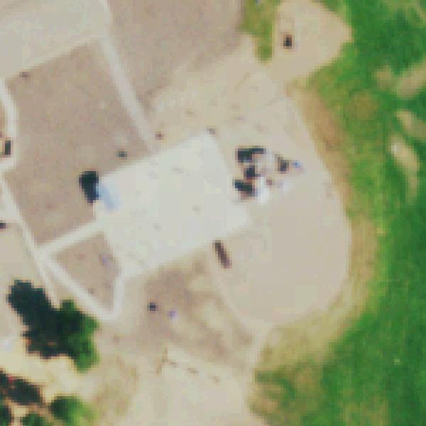 Aerial photo of Oak Pavilion