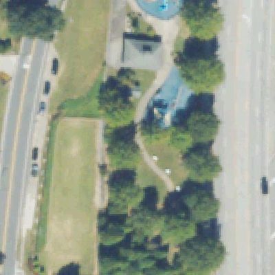 Aerial view of Oakdale Park
