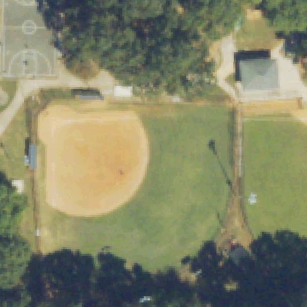 Aerial view of Oakhurst Park