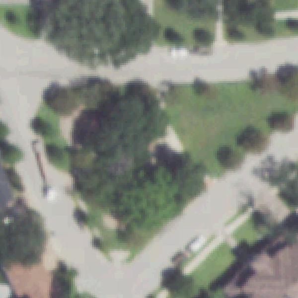 Aerial photo of Old Braeswood Park
