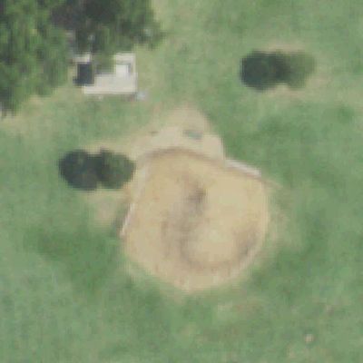 Aerial view of Old Shepard Park