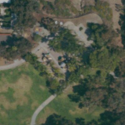 Aerial view of Old Trolley Barn Park