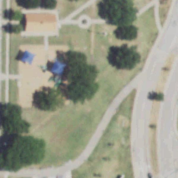 Aerial photo of Olde City Park