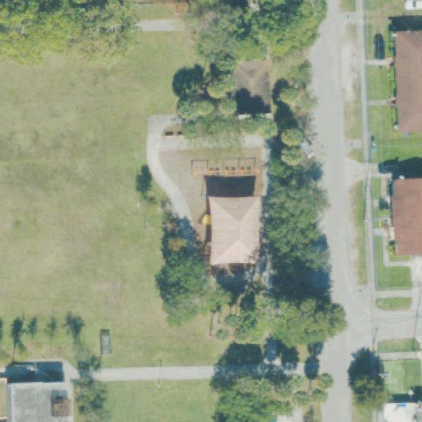 Aerial view of Olinda Park
