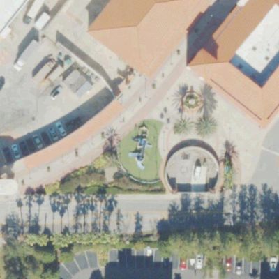 Aerial view of Orlando Premium Outlets Playground