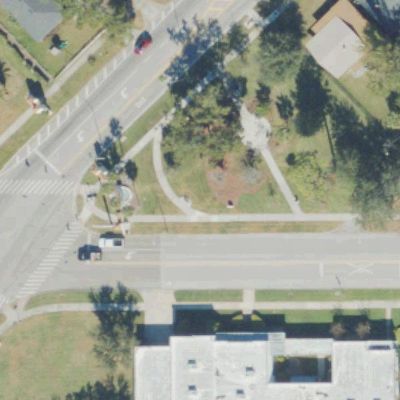 Aerial view of Orwin Manor Park