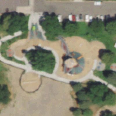 Aerial photo of Paco Sánchez Park