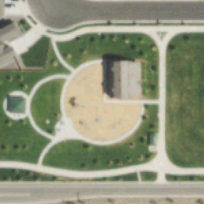 Aerial photo of Palisade Park