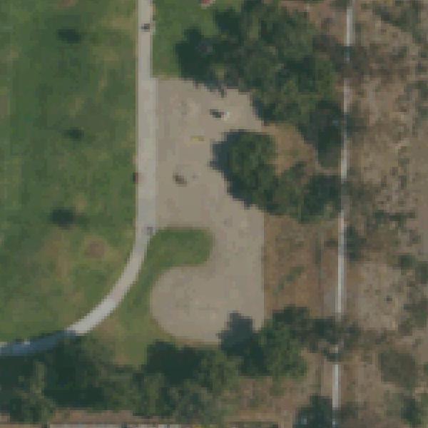 Aerial view of Palm Ridge Park