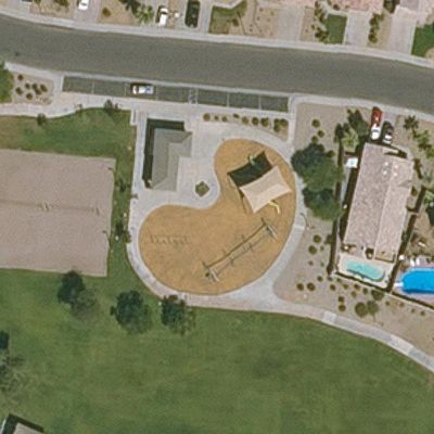 Aerial view of Palm Valley Park