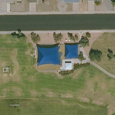 Aerial view of Palo Verde Park Playground
