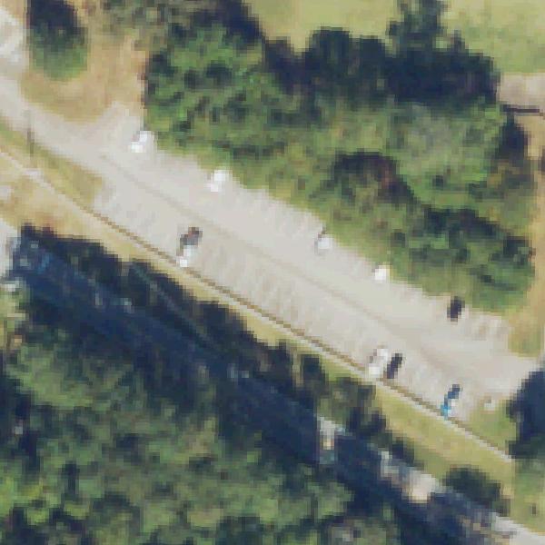 Aerial view of Panola Mountain State Park - Alexander Lake & Archery Range