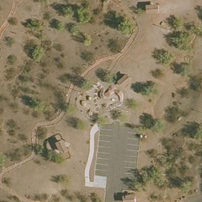 Aerial view of Papago Park