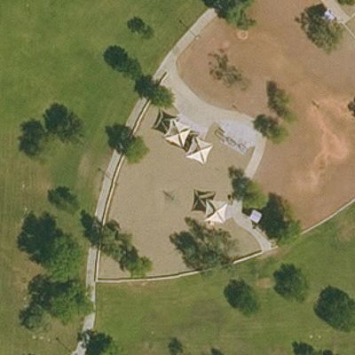 Aerial view of Paradise Cove Park