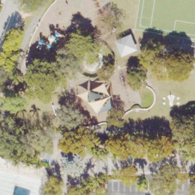 Aerial view of Paradise Park