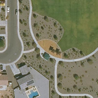 Aerial view of Park Forest HOA Park