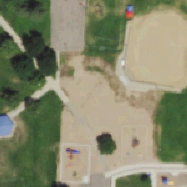 Aerial photo of Park Lane Park
