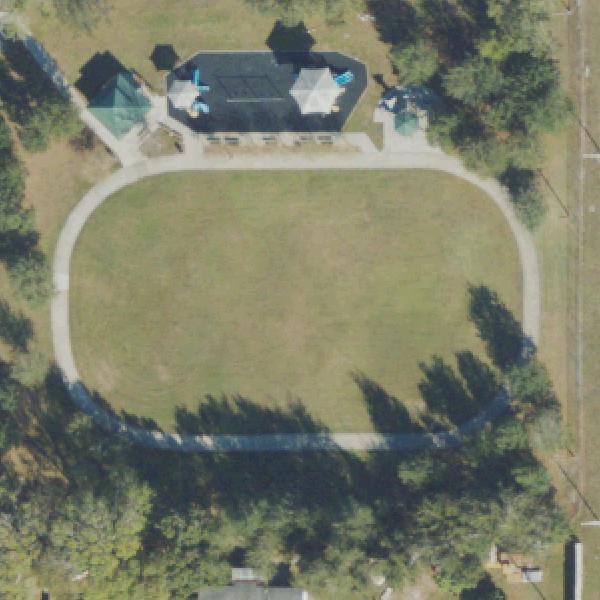 Aerial view of Park Manor Neighborhood Park