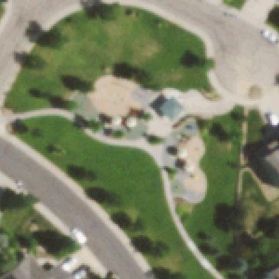 Aerial photo of Parkdale Park