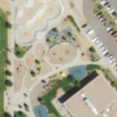 Aerial photo of Parkfield Lake Park