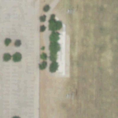 Aerial view of Parkhill Park Concession Stand