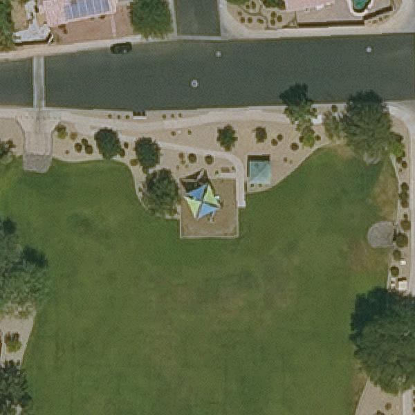 Aerial view of Parkway Park