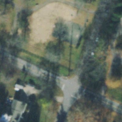 Aerial photo of Parmer Park