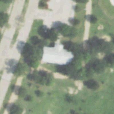 Aerial view of Parque chorritos cerca de la casa