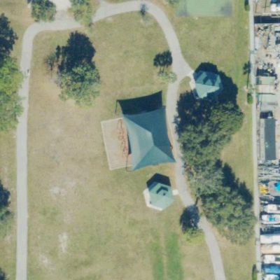 Aerial view of Parque