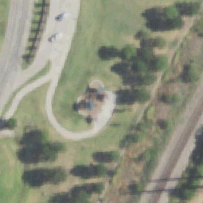 Aerial view of Parque