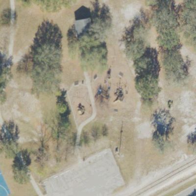 Aerial view of Parque lago Ocoee