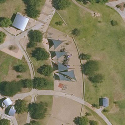 Aerial view of Paseo Highlands Park