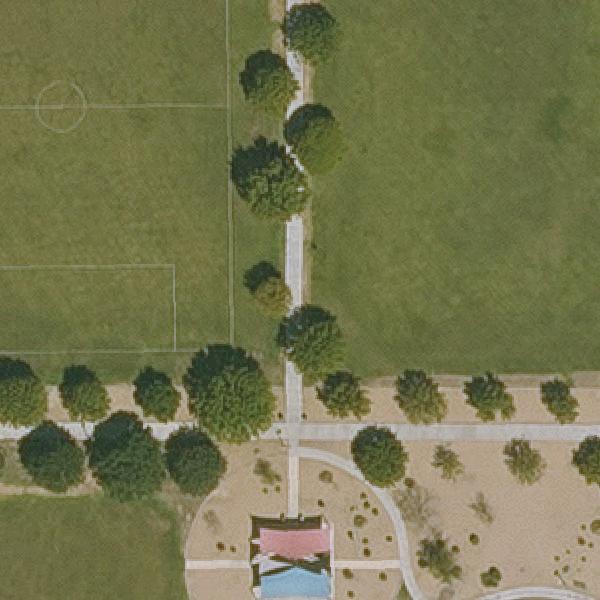 Aerial view of Paseo Verde Park