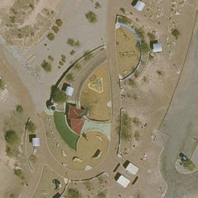 Aerial view of Paseo Vista Recreation Area