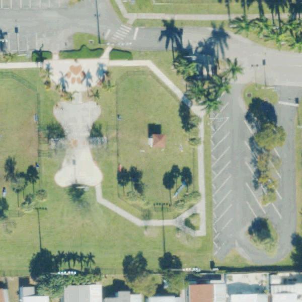 Aerial view of Patrick J. Meli Park