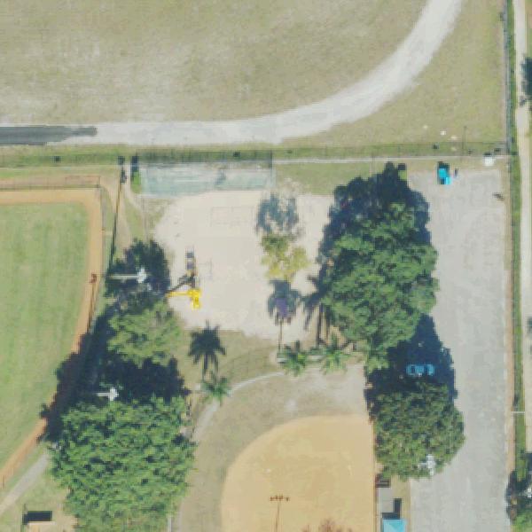 Aerial view of Paul J Maxwell Park