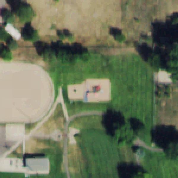 Aerial photo of Paul J. Wolf Neighborhood Park
