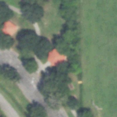 Aerial photo of Pavilion E Cullen Park