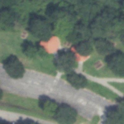 Aerial photo of Pavilion F1 & F2 Cullen Park West