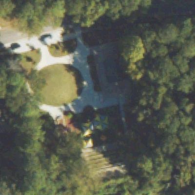 Aerial view of Pea Ridge Park