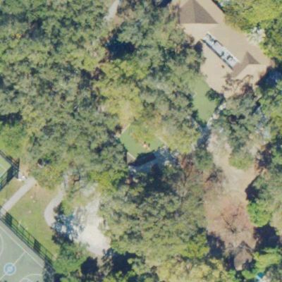 Aerial view of Peacock Park