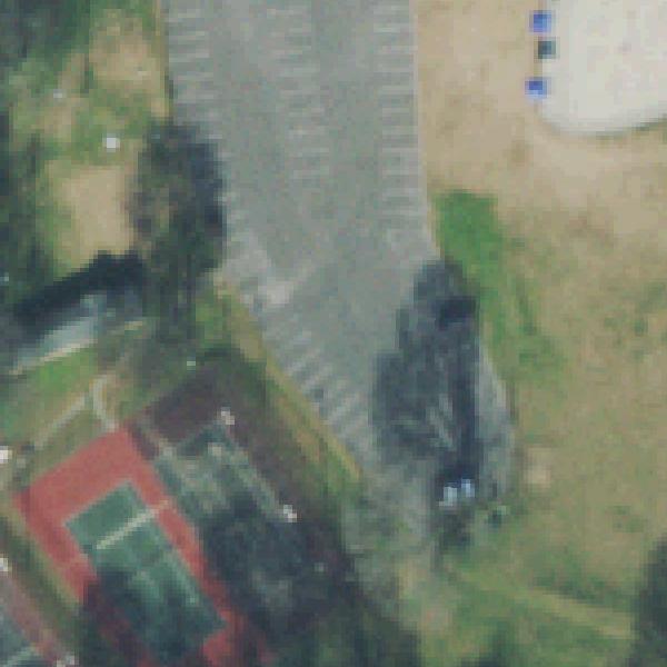 Aerial photo of Peay Park